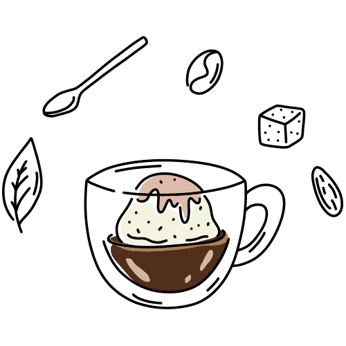 Affogato doodles